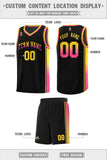 Custom Gradient Fashion Sports Uniform Basketball Jersey Embroideried Your Team Logo Number For Unisex