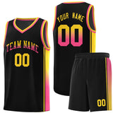 Custom Gradient Fashion Sports Uniform Basketball Jersey Embroideried Your Team Logo Number For Unisex