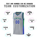 Custom Gradient Fashion Sports Uniform Basketball Jersey Embroideried Your Team Logo Number