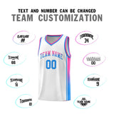 Custom Gradient Fashion Sports Uniform Basketball Jersey Embroideried Your Team Logo Number For Unisex