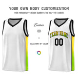 Custom Gradient Fashion Sports Uniform Basketball Jersey Embroideried Your Team Logo Number For Unisex