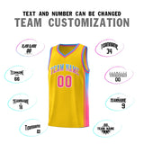 Custom Gradient Fashion Sports Uniform Basketball Jersey Embroideried Your Team Logo Number For Adult