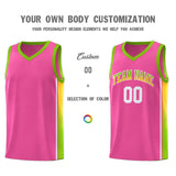 Custom Gradient Fashion Sports Uniform Basketball Jersey Embroideried Your Team Logo Number