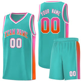 Custom Gradient Fashion Sports Uniform Basketball Jersey Embroideried Your Team Logo Number For Adult