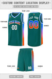 Custom Gradient Fashion Sports Uniform Basketball Jersey Embroideried Your Team Logo Number For Unisex