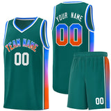 Custom Gradient Fashion Sports Uniform Basketball Jersey Text Your Team Logo And Number