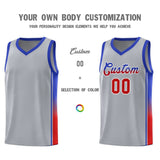 Custom Gradient Fashion Sports Uniform Basketball Jersey Stitched Team Logo And Number For All Ages