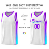 Custom Gradient Fashion Sports Uniform Basketball Jersey Stitched Team Logo And Number For Adult