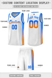 Custom Gradient Fashion Sports Uniform Basketball Jersey Stitched Team Logo And Number For All Ages