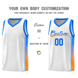 Custom Gradient Fashion Sports Uniform Basketball Jersey Stitched Team Logo And Number For All Ages