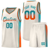 Custom Gradient Fashion Sports Uniform Basketball Jersey Stitched Team Logo And Number For All Ages