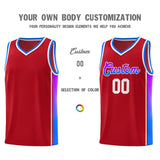 Custom Gradient Fashion Sports Uniform Basketball Jersey Stitched Team Logo And Number For Adult