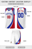 Custom Traditional Color Block Sports Uniform Basketball Jersey Printed Team Logo Number