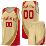 Custom Traditional Color Block Sports Uniform Basketball Jersey Printed Team Logo Number