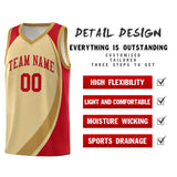 Custom Traditional Color Block Sports Uniform Basketball Jersey Printed Team Logo Number