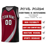 Custom Individualized Color Block Sports Uniform Basketball Jersey Add Team Logo Number