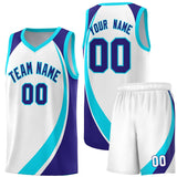 Custom Personalized Any Name Number Color Block Sports Uniform Basketball Jersey