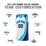 Custom Personalized Any Name Number Color Block Sports Uniform Basketball Jersey