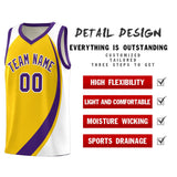 Custom Personalized Color Block Sports Uniform Basketball Jersey For Adult