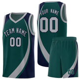 Custom Personalized Any Name Number Color Block Sports Uniform Basketball Jersey