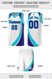 Custom Hip Hop Color Block Sports Uniform Basketball Jersey Text Logo Number