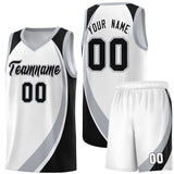 Custom Hip Hop Color Block Sports Uniform Basketball Jersey Text Logo Number