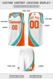 Custom Traditional Color Block Sports Uniform Basketball Jersey Text Team Logo Number