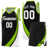 Custom Traditional Color Block Sports Uniform Basketball Jersey Text Team Logo Number