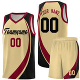 Custom Hip Hop Color Block Sports Uniform Basketball Jersey Text Logo Number