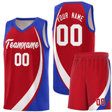 Custom Traditional Color Block Sports Uniform Basketball Jersey Text Team Logo Number