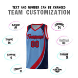 Custom Traditional Color Block Sports Uniform Basketball Jersey Text Team Logo Number