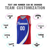 Custom Hip Hop Color Block Sports Uniform Basketball Jersey Text Logo Number