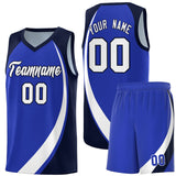 Custom Traditional Color Block Sports Uniform Basketball Jersey Text Team Logo Number