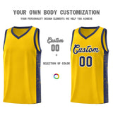 Custom Stitched Team Logo and Number Side Splash Sports Uniform Basketball Jersey For Adult