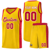 Custom Stitched Team Logo and Number Side Splash Fashion Sports Uniform Basketball Jersey For Adult