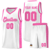 Custom Stitched Team Logo and Number Side Splash Sports Uniform Basketball Jersey For All Ages