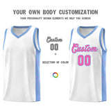 Custom Stitched Team Logo and Number Side Splash Sports Uniform Basketball Jersey For All Ages