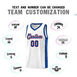 Custom Stitched Team Logo and Number Side Splash Fashion Sports Uniform Basketball Jersey For Adult