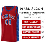 Custom Text Logo Number For Unisex Side Splash Sports Uniform Basketball Jersey