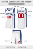 Custom Text Logo Number For Unisex Side Splash Sports Uniform Basketball Jersey