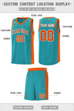 Custom Text Logo Number For Unisex Side Splash Sports Uniform Basketball Jersey