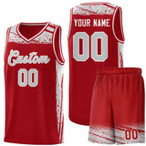 Custom Tank Top Graffiti Pattern Sports Uniform Basketball Jersey For Youth