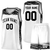 Custom Individualized Graffiti Pattern Sports Uniform Basketball Jersey For Adult