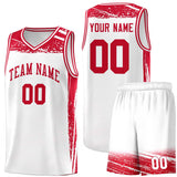 Custom Individualized Graffiti Pattern Sports Uniform Basketball Jersey For Youth