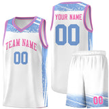 Custom Individualized Graffiti Pattern Sports Uniform Basketball Jersey For Unisex