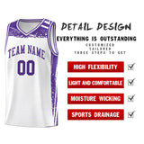 Custom Individualized Graffiti Pattern Sports Uniform Basketball Jersey For Youth