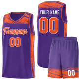 Custom Traditional Graffiti Pattern Sports Uniform Basketball Jersey Text Logo Number