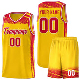 Custom Traditional Graffiti Pattern Sports Uniform Basketball Jersey Printed Logo Number