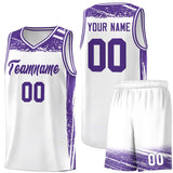 Custom Traditional Graffiti Pattern Sports Uniform Basketball Jersey Text Logo Number