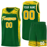 Custom Traditional Graffiti Pattern Sports Uniform Basketball Jersey Text Logo Number